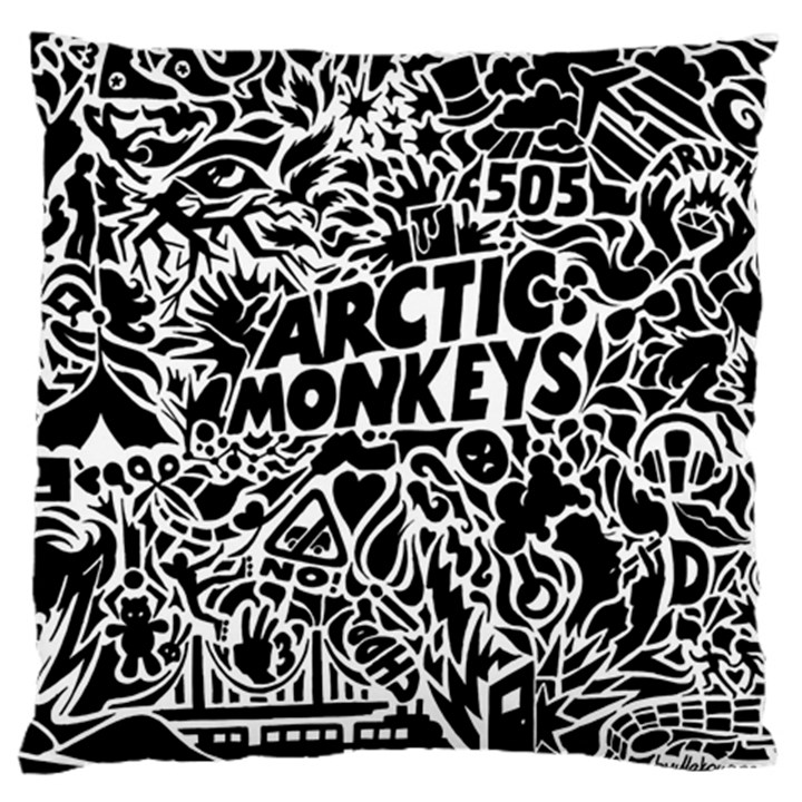 Arctic Monkeys Digital Wallpaper Pattern No People Creativity Standard Premium Plush Fleece Cushion Case (One Side)