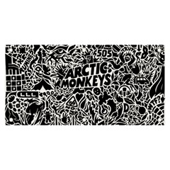 Arctic Monkeys Digital Wallpaper Pattern No People Creativity Banner And Sign 6  X 3  by Sudhe