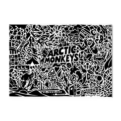 Arctic Monkeys Digital Wallpaper Pattern No People Creativity Crystal Sticker (a4) by Sudhe