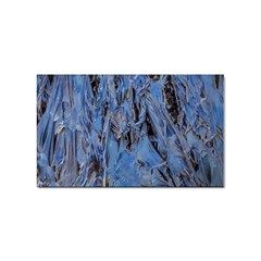 Blue Abstract Texture Print Sticker (rectangular) by dflcprintsclothing