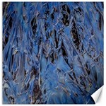 Blue Abstract Texture Print Canvas 16  x 16  15.2 x15.41  Canvas - 1