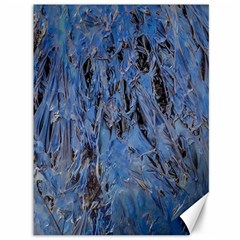 Blue Abstract Texture Print Canvas 36  X 48  by dflcprintsclothing