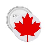 Canada Flag Canadian Flag View 2.25  Buttons Front