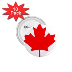 Canada Flag Canadian Flag View 1 75  Buttons (10 Pack) by Ravend