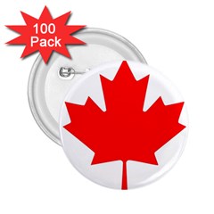 Canada Flag Canadian Flag View 2 25  Buttons (100 Pack)  by Ravend