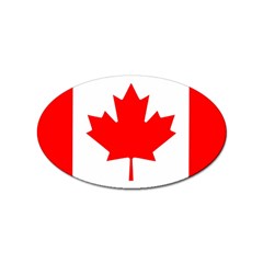 Canada Flag Canadian Flag View Sticker Oval (10 Pack) by Ravend