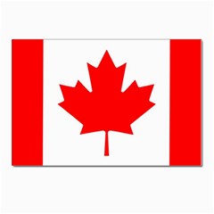 Canada Flag Canadian Flag View Postcards 5  X 7  (pkg Of 10) by Ravend