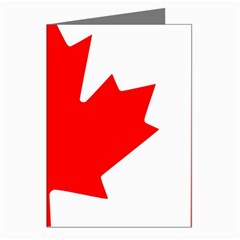 Canada Flag Canadian Flag View Greeting Cards (pkg Of 8) by Ravend