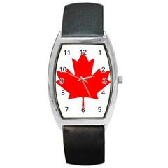 Canada Flag Canadian Flag View Barrel Style Metal Watch by Ravend