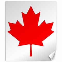 Canada Flag Canadian Flag View Canvas 20  X 24  by Ravend