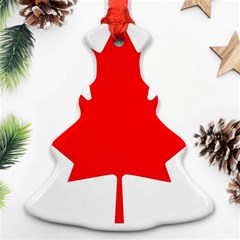 Canada Flag Canadian Flag View Ornament (christmas Tree)  by Ravend