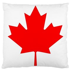 Canada Flag Canadian Flag View Large Cushion Case (one Side) by Ravend