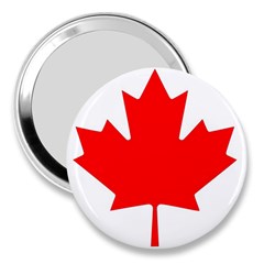 Canada Flag Canadian Flag View 3  Handbag Mirrors by Ravend