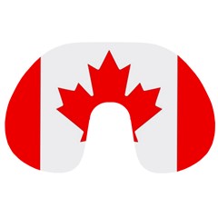 Canada Flag Canadian Flag View Travel Neck Pillow by Ravend