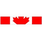 Canada Flag Canadian Flag View Large Premium Plush Fleece Scarf  Front