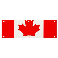 Canada Flag Canadian Flag View Banner And Sign 6  X 2  by Ravend