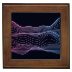 Abstract Wave Digital Design Space Energy Fractal Framed Tile by Ravend