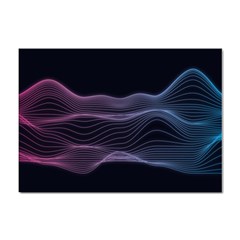 Abstract Wave Digital Design Space Energy Fractal Sticker A4 (10 Pack)