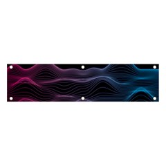 Abstract Wave Digital Design Space Energy Fractal Banner And Sign 4  X 1  by Ravend