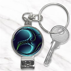 Fractal Abstract Art Artwork Design Wallpaper Nail Clippers Key Chain