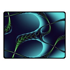 Fractal Abstract Art Artwork Design Wallpaper One Side Fleece Blanket (small) by Ravend