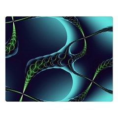 Fractal Abstract Art Artwork Design Wallpaper Premium Plush Fleece Blanket (large) by Ravend