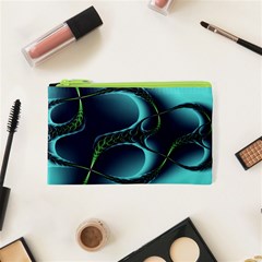 Fractal Abstract Art Artwork Design Wallpaper Cosmetic Bag (xs) by Ravend