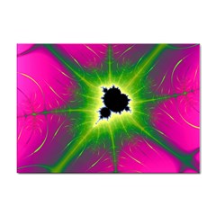 Fractal Art Math Abstract Artwork Pink Magenta Sticker A4 (100 Pack) by Ravend