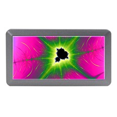 Fractal Art Math Abstract Artwork Pink Magenta Memory Card Reader (mini) by Ravend