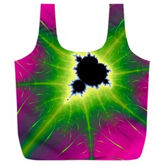 Fractal Art Math Abstract Artwork Pink Magenta Full Print Recycle Bag (xxl) by Ravend