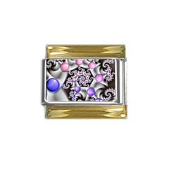 Background Fractal Annotation Sample Fantasy Gold Trim Italian Charm (9mm) by Ravend