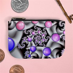 Background Fractal Annotation Sample Fantasy Mini Coin Purse by Ravend