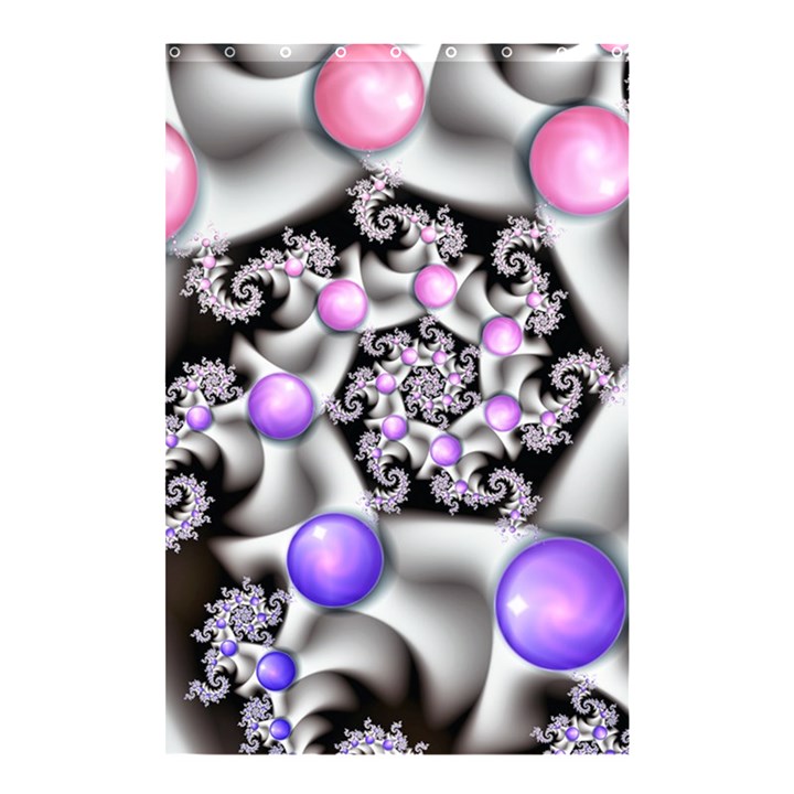 Background Fractal Annotation Sample Fantasy Shower Curtain 48  x 72  (Small) 