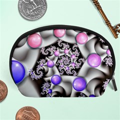 Background Fractal Annotation Sample Fantasy Accessory Pouch (large) by Ravend