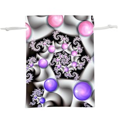 Background Fractal Annotation Sample Fantasy Lightweight Drawstring Pouch (xl) by Ravend