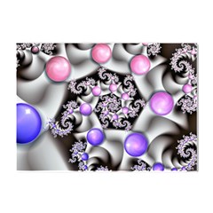 Background Fractal Annotation Sample Fantasy Crystal Sticker (a4)