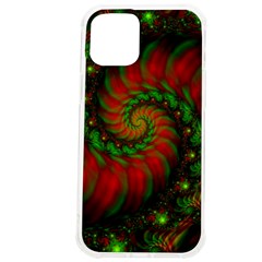 Fractal Green Red Spiral Happiness Vortex Spin Iphone 12 Pro Max Tpu Uv Print Case by Ravend