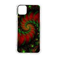 Fractal Green Red Spiral Happiness Vortex Spin Iphone 11 Pro Max 6 5 Inch Tpu Uv Print Case by Ravend