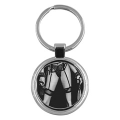 Bdsm Erotic Concept Graphic Poster Key Chain (round) by dflcprintsclothing