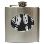 Bdsm Erotic Concept Graphic Poster Hip Flask (6 oz) Front