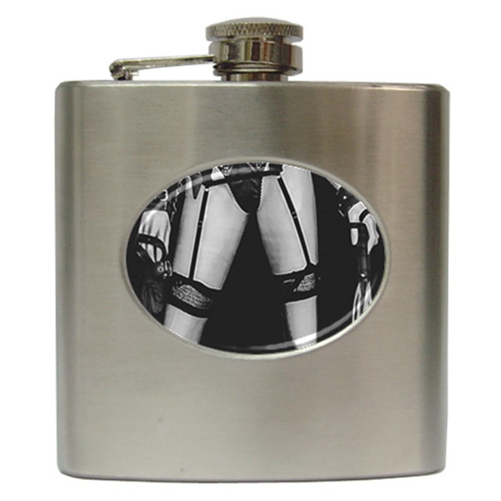 Bdsm Erotic Concept Graphic Poster Hip Flask (6 oz)