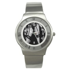 Bdsm Erotic Concept Graphic Poster Stainless Steel Watch by dflcprintsclothing