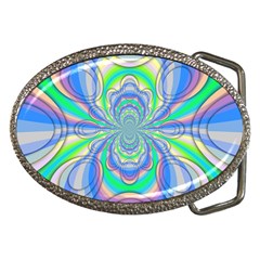 Fractal Geometry Mathematics Gradient Ovals Math Belt Buckles by Ravend