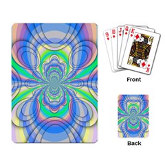 Fractal Geometry Mathematics Gradient Ovals Math Playing Cards Single Design (rectangle) by Ravend