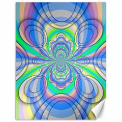 Fractal Geometry Mathematics Gradient Ovals Math Canvas 12  X 16  by Ravend