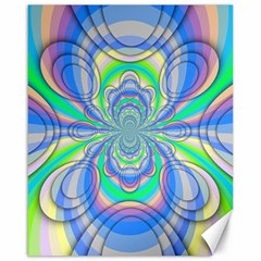 Fractal Geometry Mathematics Gradient Ovals Math Canvas 16  X 20  by Ravend