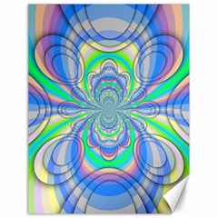 Fractal Geometry Mathematics Gradient Ovals Math Canvas 18  X 24  by Ravend