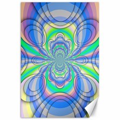 Fractal Geometry Mathematics Gradient Ovals Math Canvas 20  X 30  by Ravend