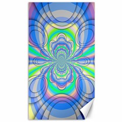 Fractal Geometry Mathematics Gradient Ovals Math Canvas 40  X 72  by Ravend