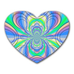 Fractal Geometry Mathematics Gradient Ovals Math Heart Mousepad by Ravend